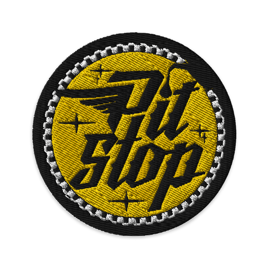 Embroidered Pit Stop Patch